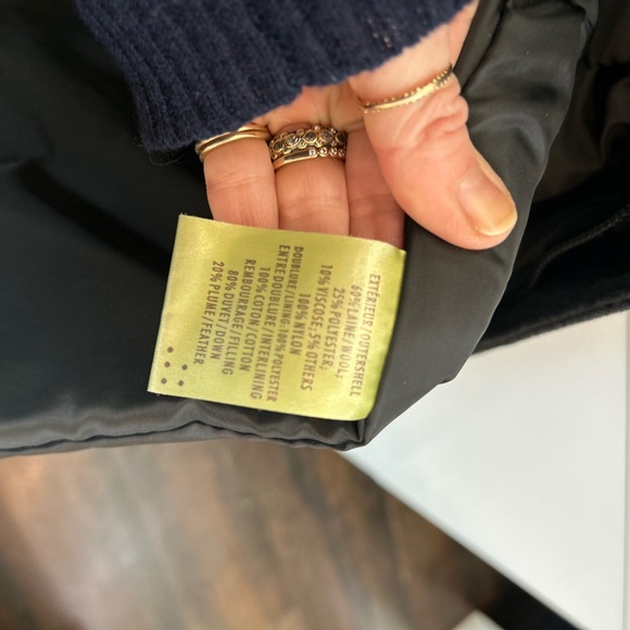 Soia & Kyo dark grey wool coat xs - Picture 3 of 8